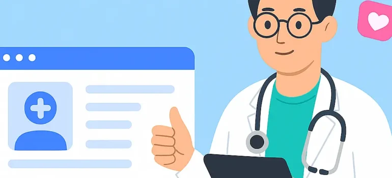 Un sitio profesional para que tus pacientes confíen desde el primer clic